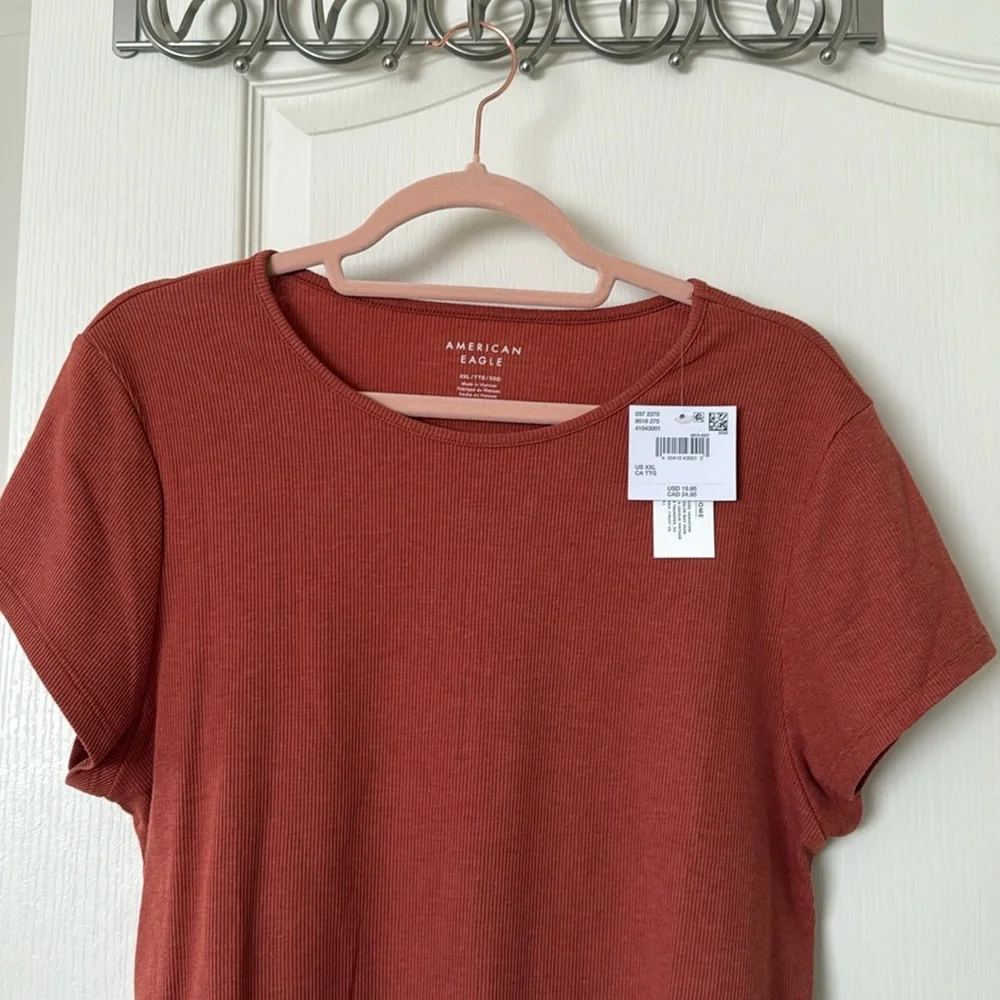 AE | Hey Baby | Ribbed | Tee | CC - Picture 5 of 17